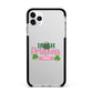 Irish Princess Personalised Apple iPhone 11 Pro Max in Silver with Black Impact Case