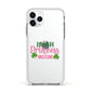 Irish Princess Personalised Apple iPhone 11 Pro in Silver with White Impact Case