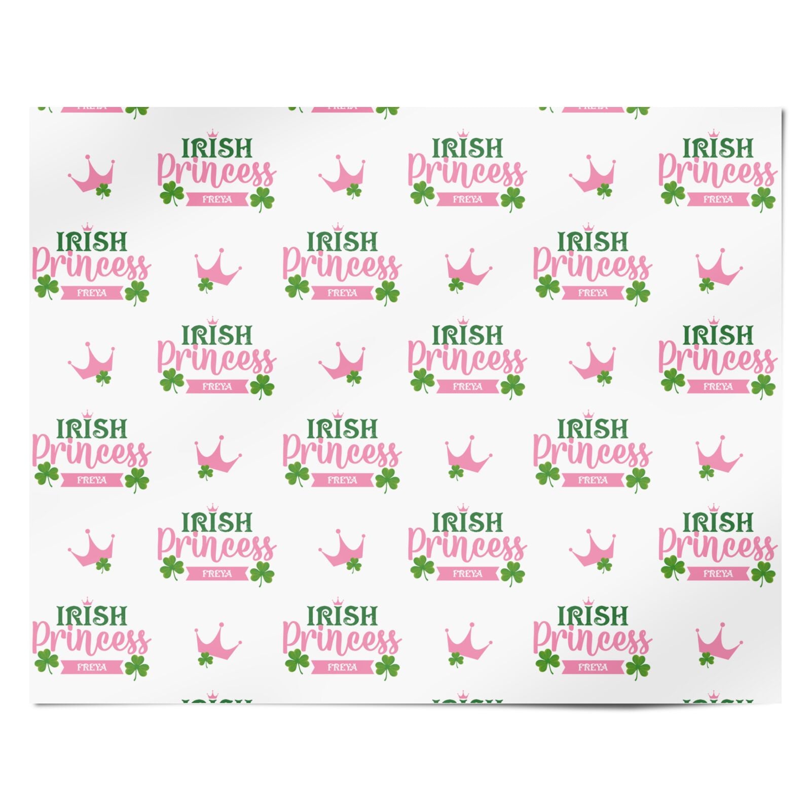 Irish Princess Personalised Personalised Wrapping Paper Alternative