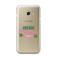 Irish Princess Personalised Samsung Galaxy A3 2017 Case on gold phone