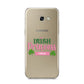 Irish Princess Personalised Samsung Galaxy A5 2017 Case on gold phone