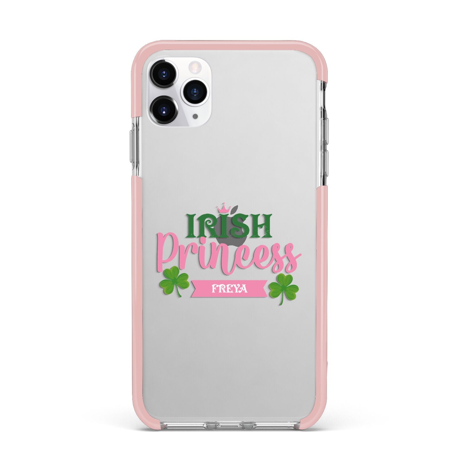Irish Princess Personalised iPhone 11 Pro Max Impact Pink Edge Case
