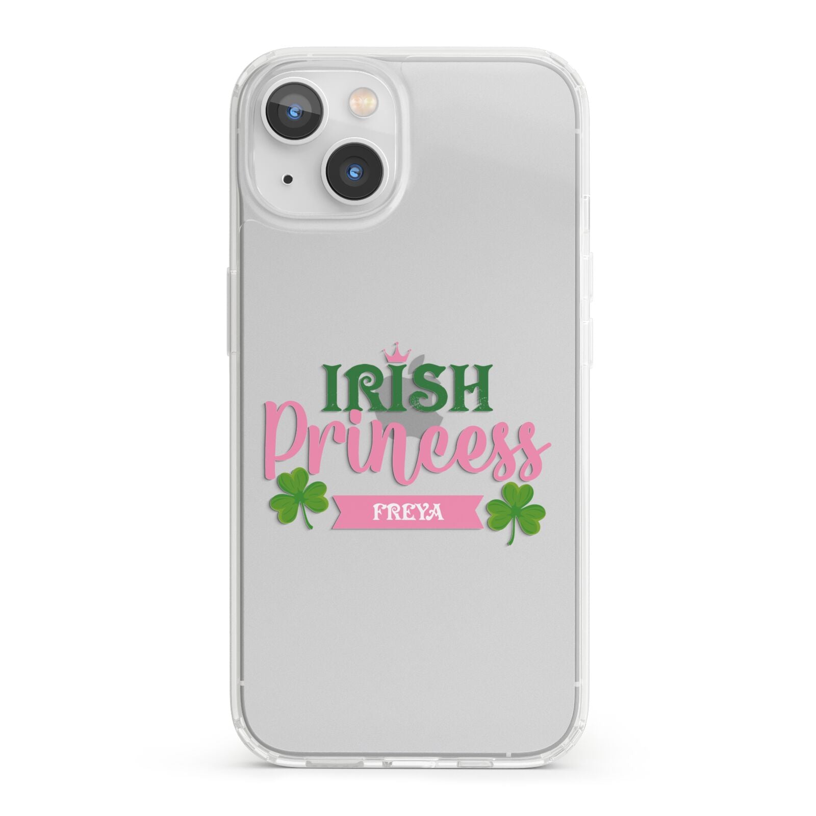 Irish Princess Personalised iPhone 13 Clear Bumper Case