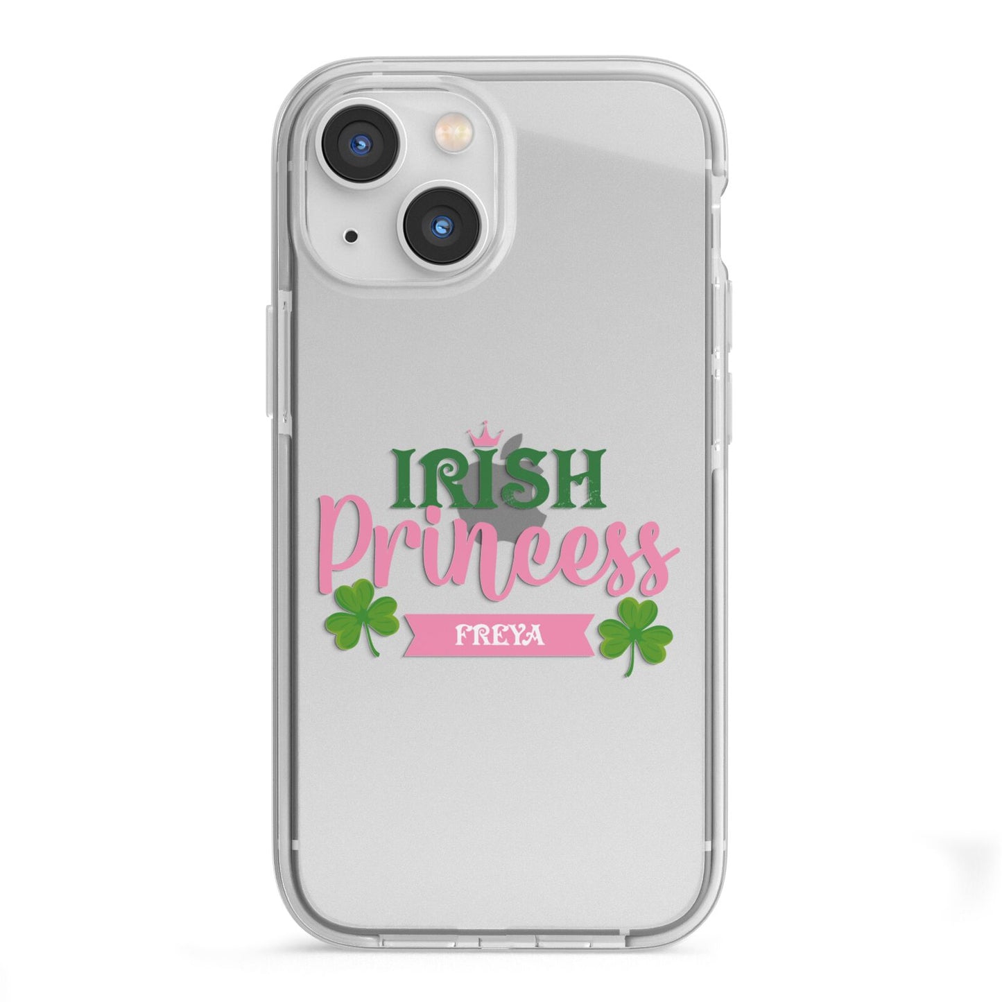 Irish Princess Personalised iPhone 13 Mini TPU Impact Case with White Edges
