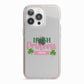 Irish Princess Personalised iPhone 13 Pro TPU Impact Case with Pink Edges