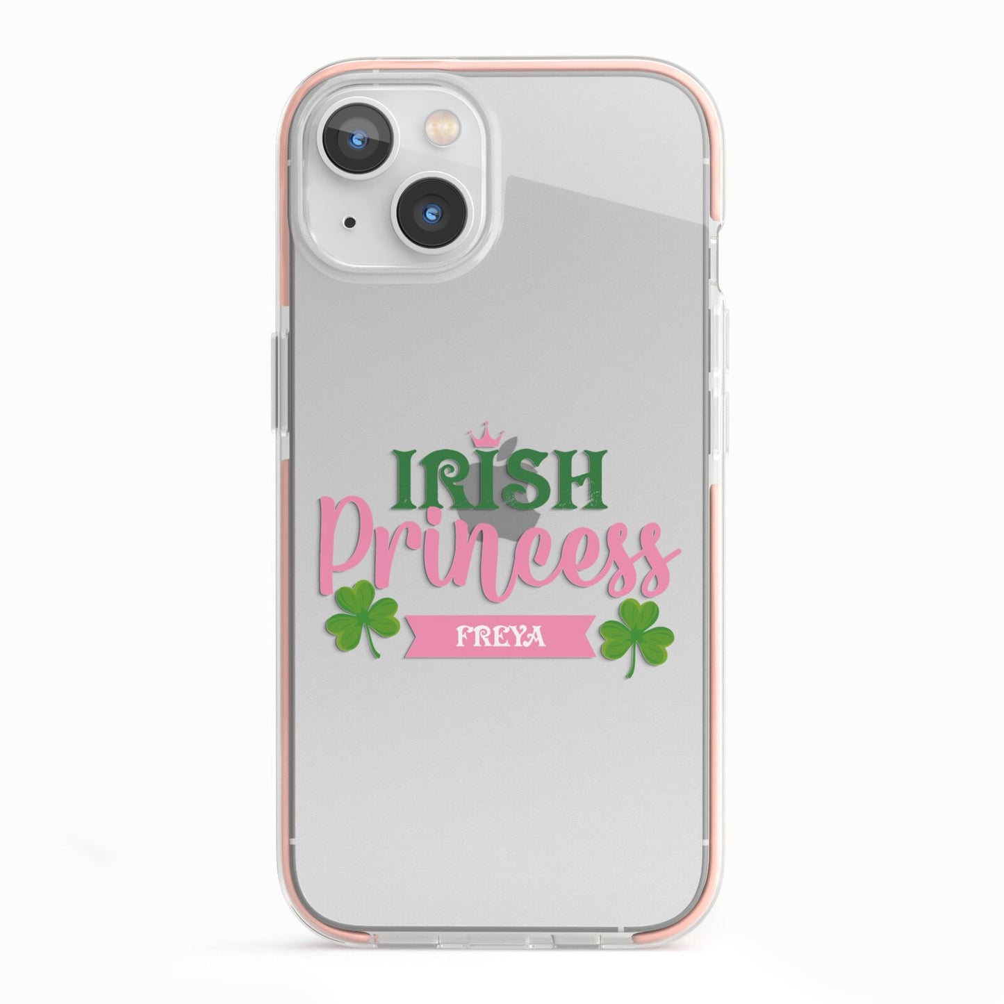Irish Princess Personalised iPhone 13 TPU Impact Case with Pink Edges