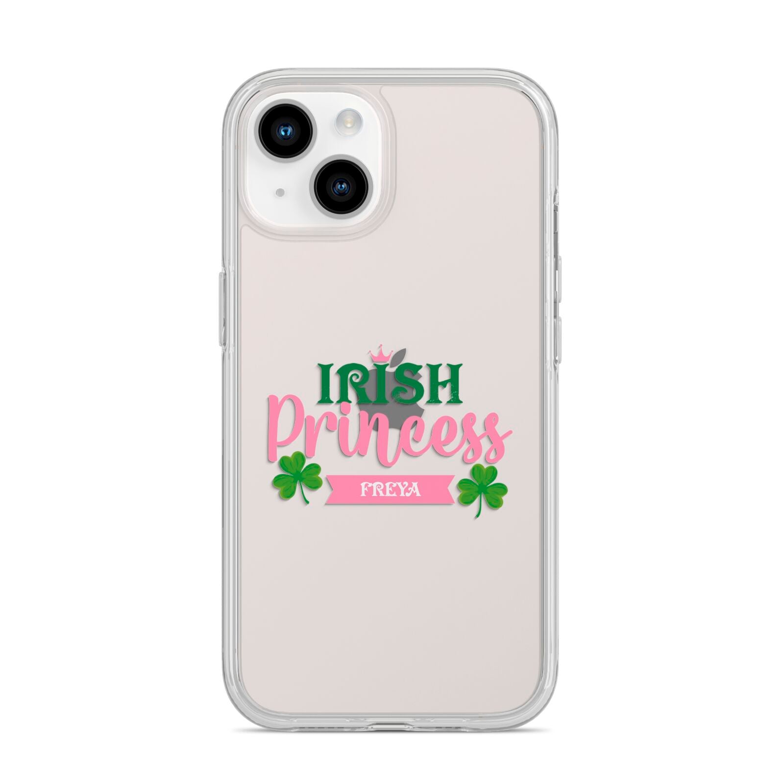 Irish Princess Personalised iPhone 14 Clear Tough Case Starlight
