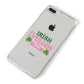 Irish Princess Personalised iPhone 8 Plus Bumper Case on Silver iPhone Alternative Image