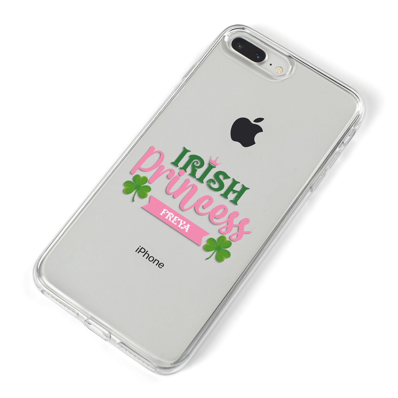 Irish Princess Personalised iPhone 8 Plus Bumper Case on Silver iPhone Alternative Image