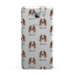 Irish Red White Setter Icon with Name Samsung Galaxy A7 2015 Case