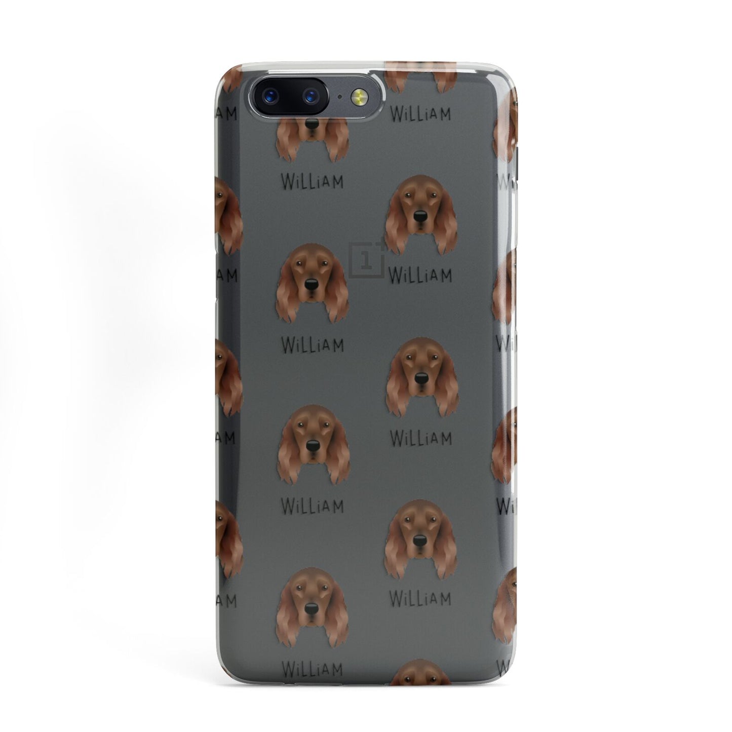 Irish Setter Icon with Name OnePlus Case