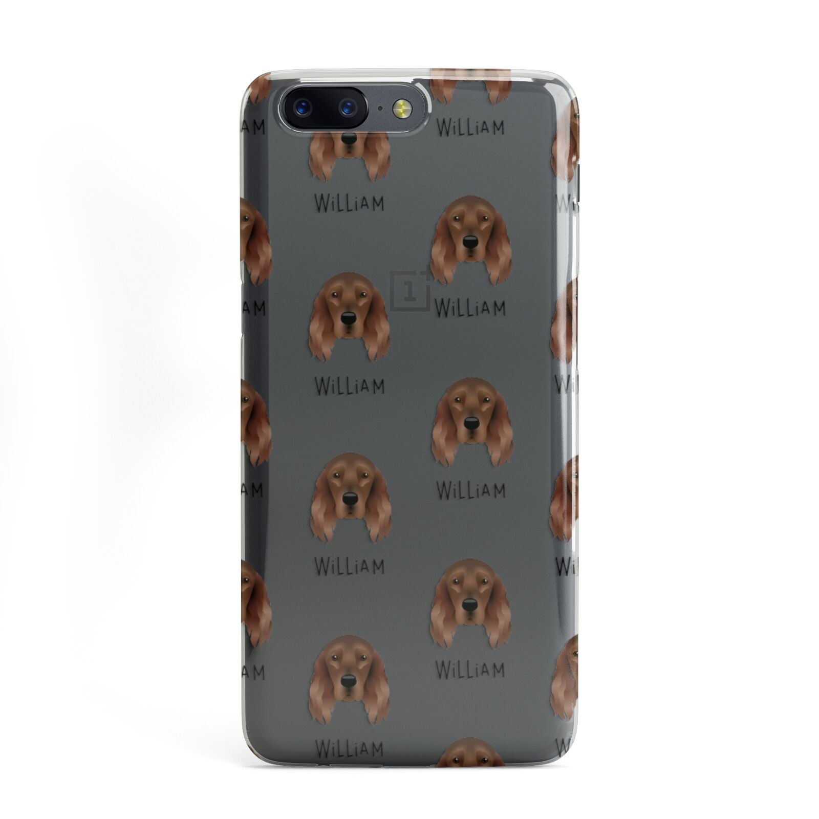 Irish Setter Icon with Name OnePlus Case