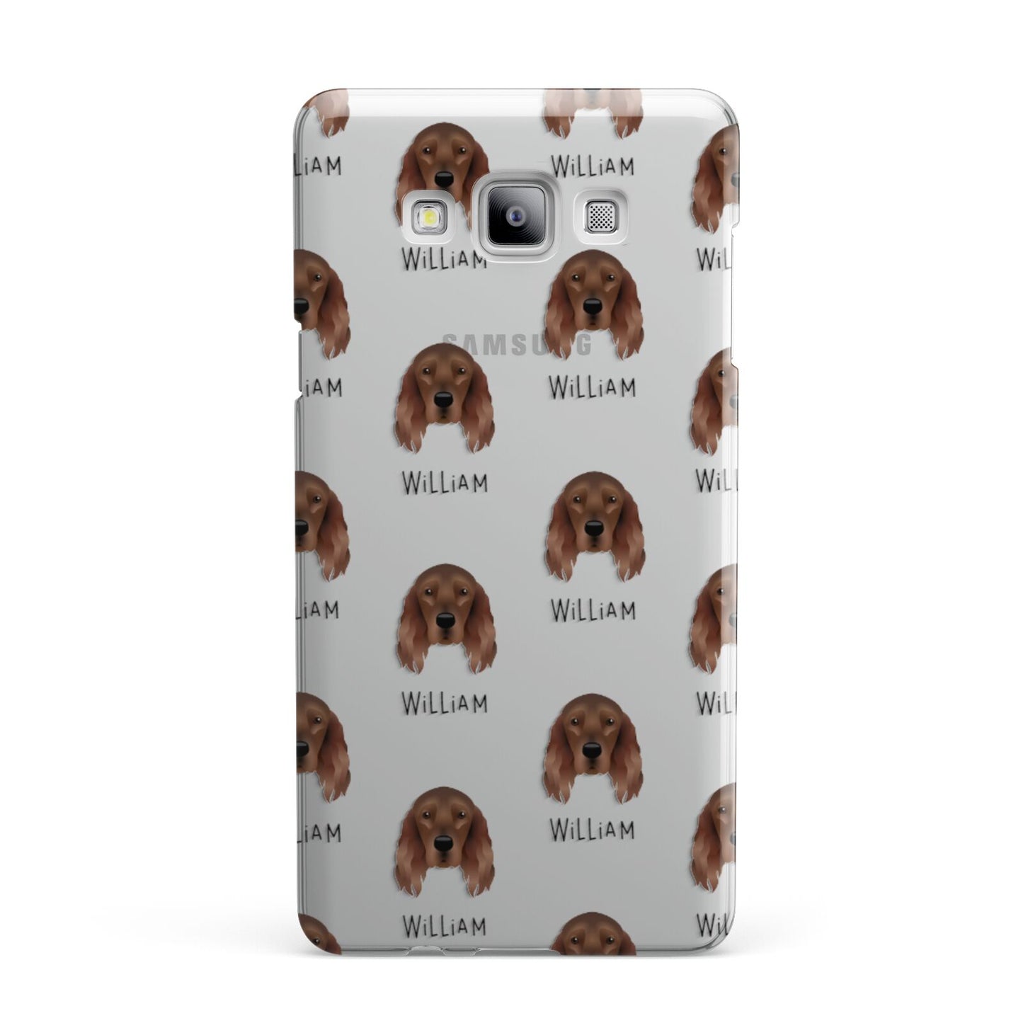 Irish Setter Icon with Name Samsung Galaxy A7 2015 Case