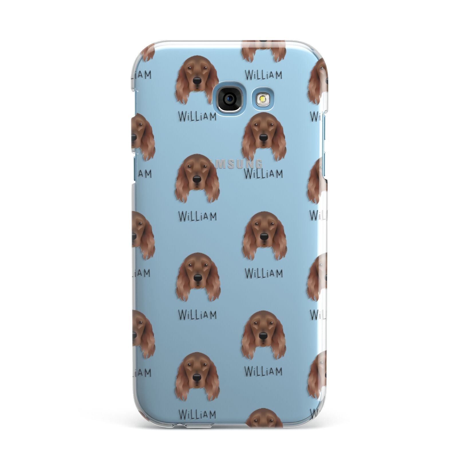 Irish Setter Icon with Name Samsung Galaxy A7 2017 Case
