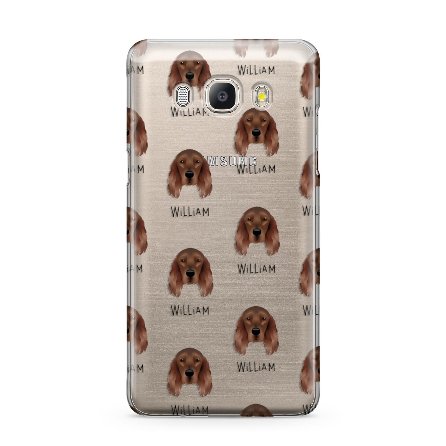Irish Setter Icon with Name Samsung Galaxy J5 2016 Case