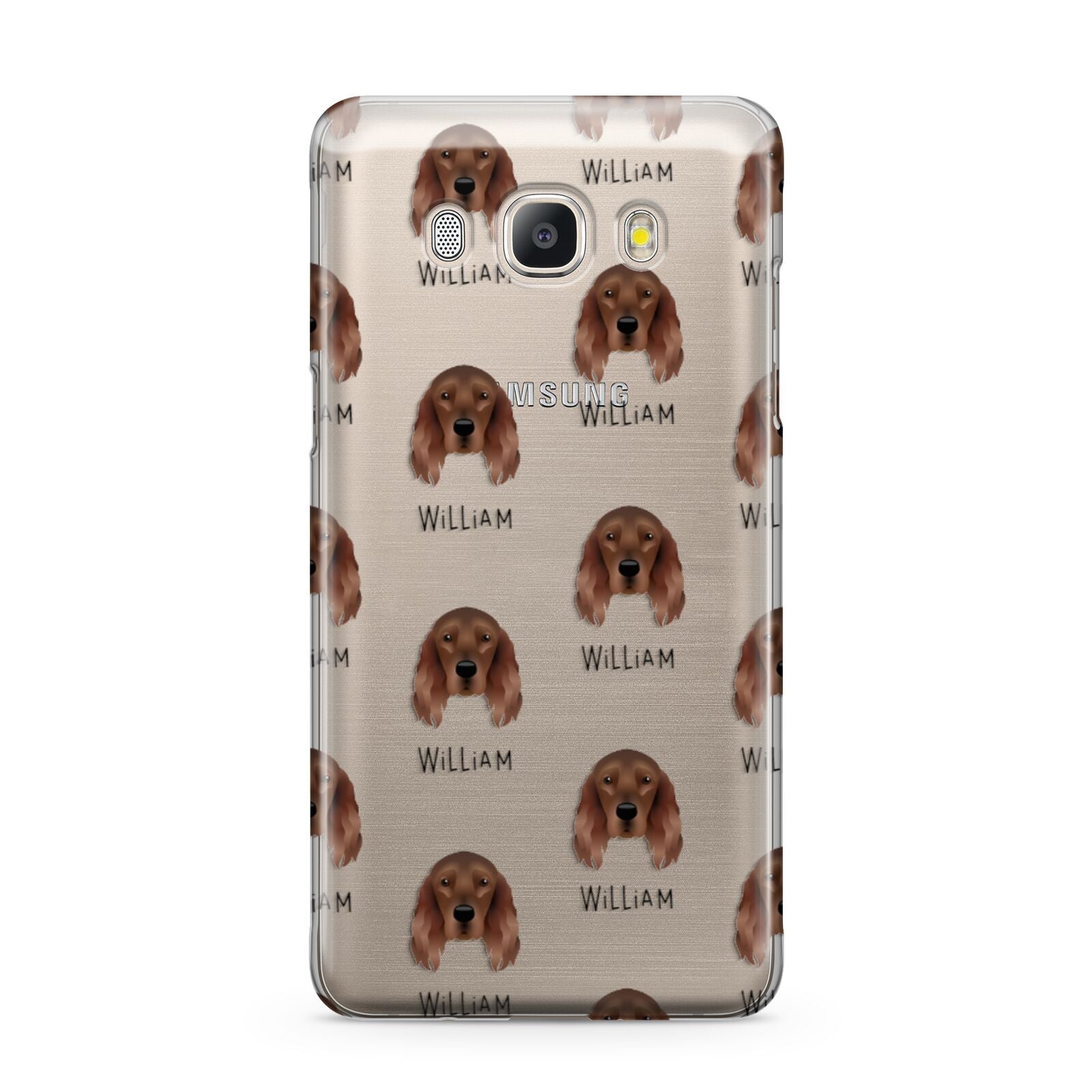 Irish Setter Icon with Name Samsung Galaxy J5 2016 Case