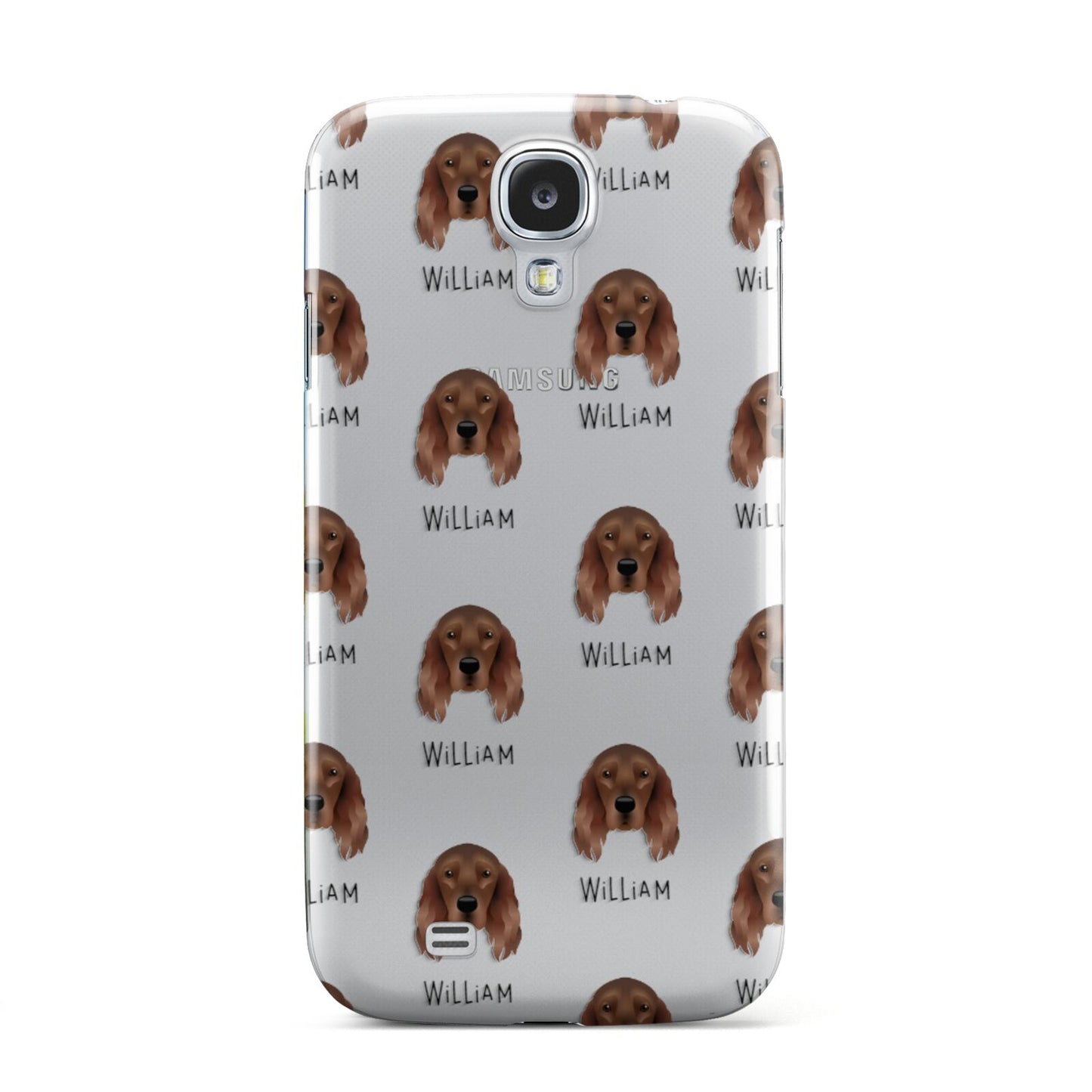 Irish Setter Icon with Name Samsung Galaxy S4 Case
