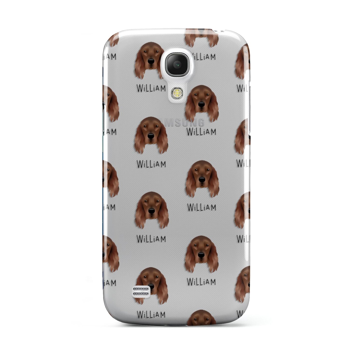 Irish Setter Icon with Name Samsung Galaxy S4 Mini Case