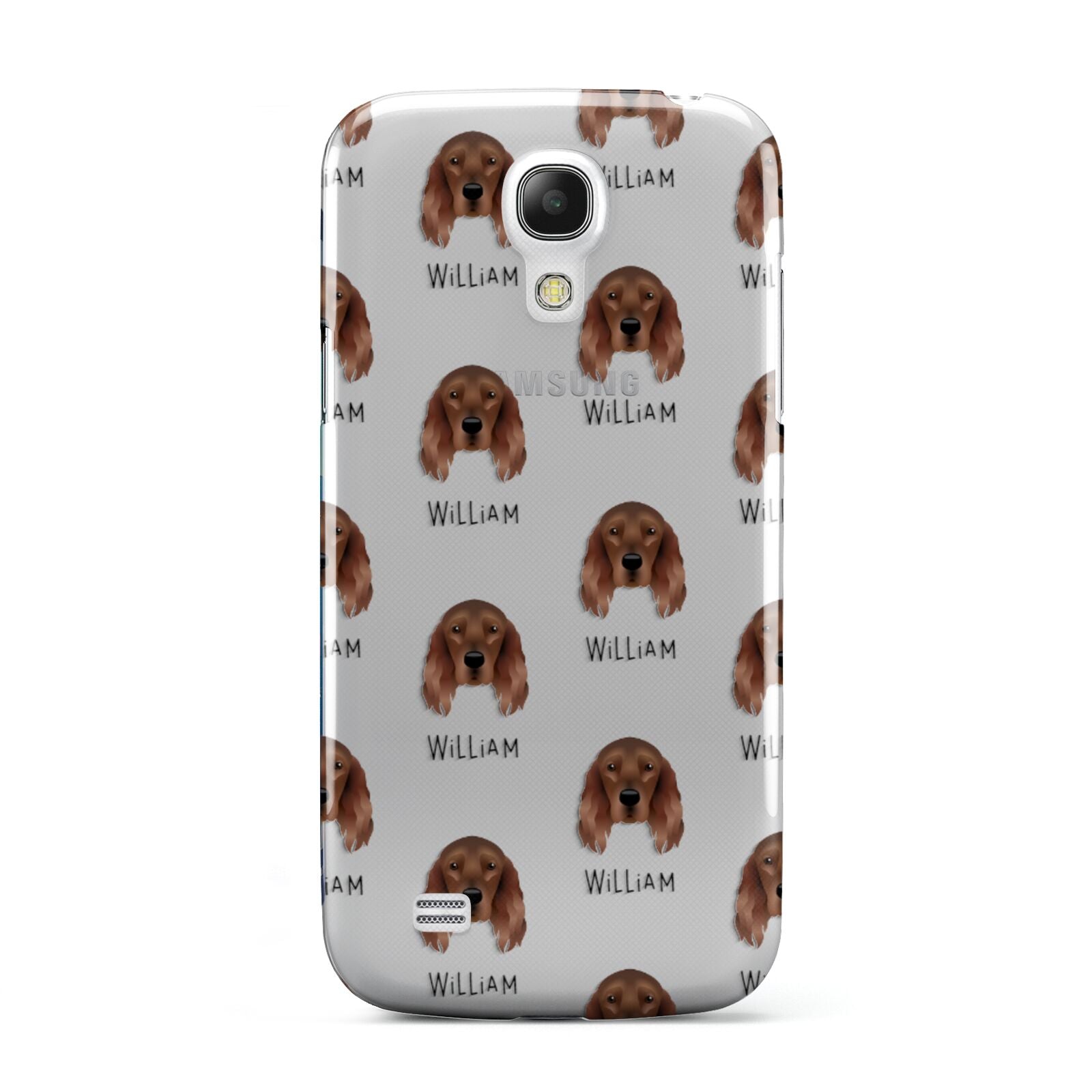 Irish Setter Icon with Name Samsung Galaxy S4 Mini Case