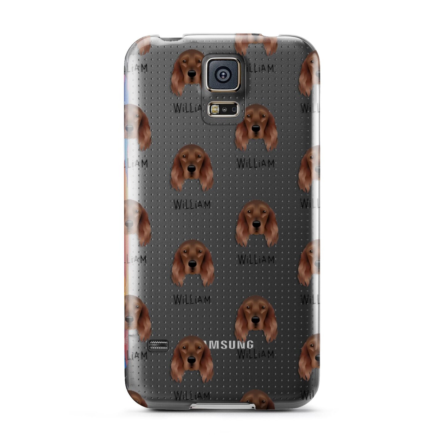 Irish Setter Icon with Name Samsung Galaxy S5 Case