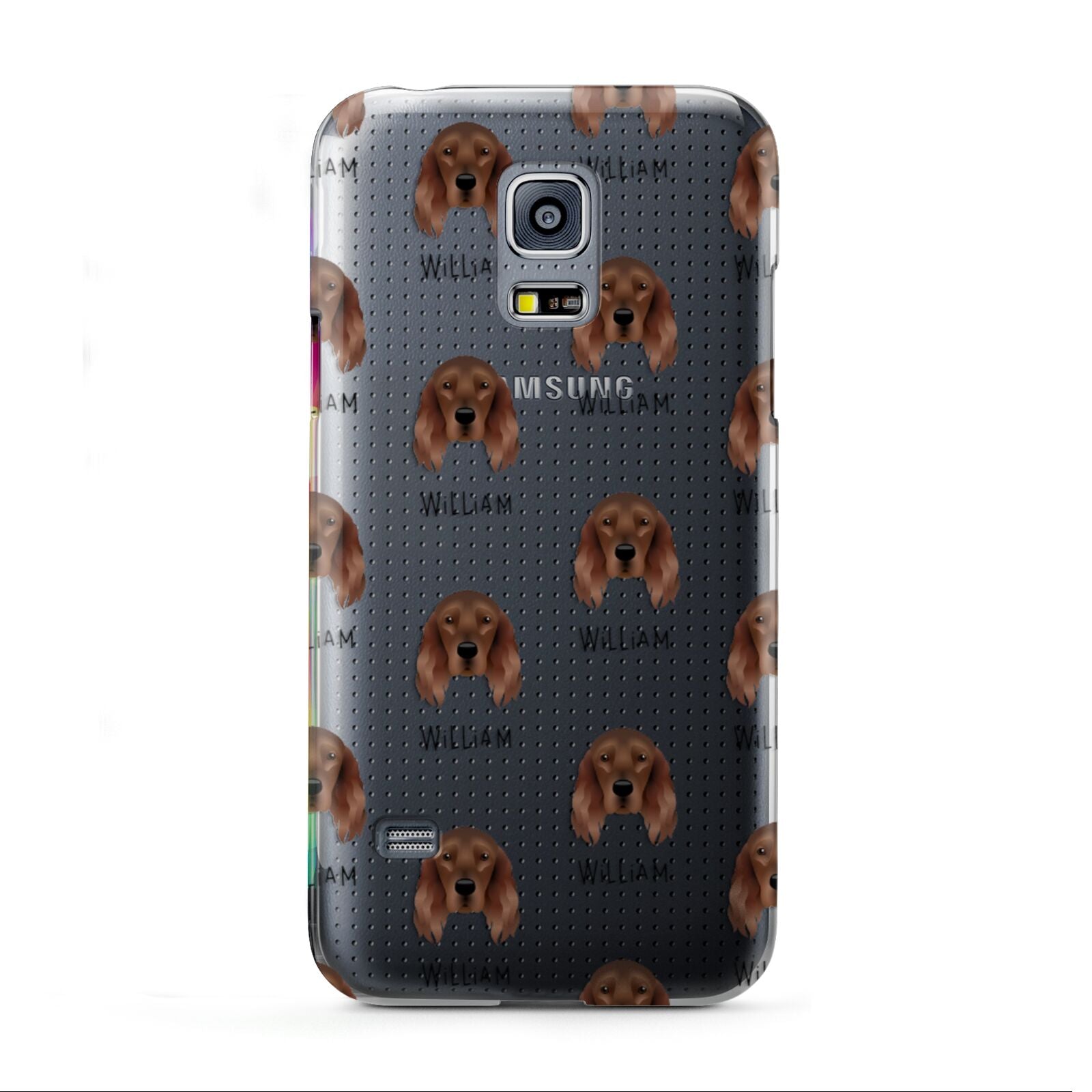 Irish Setter Icon with Name Samsung Galaxy S5 Mini Case