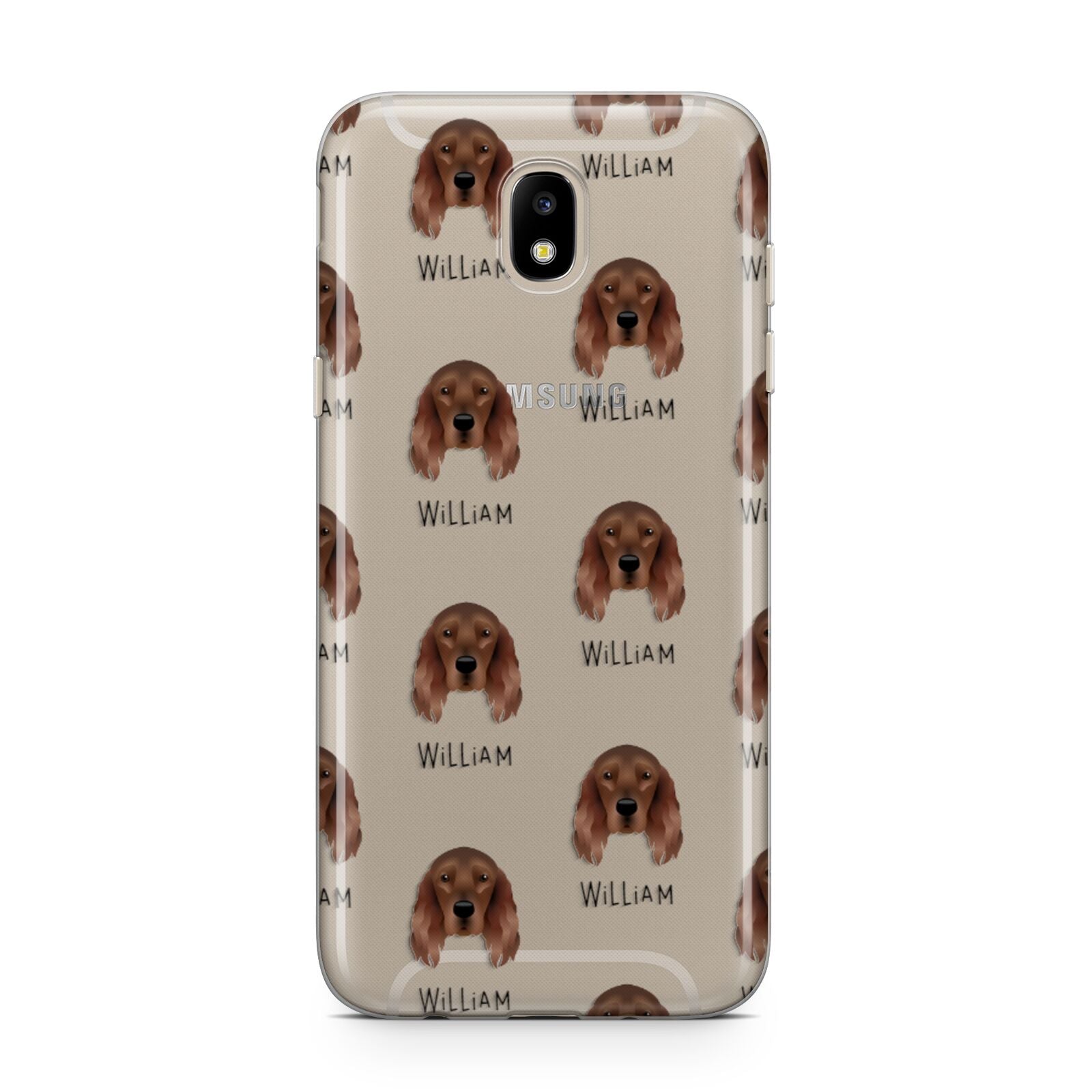 Irish Setter Icon with Name Samsung J5 2017 Case