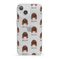 Irish Setter Icon with Name iPhone 13 Clear Bumper Case