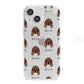 Irish Setter Icon with Name iPhone 13 Mini Clear Bumper Case