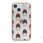 Irish Setter Icon with Name iPhone 13 Mini TPU Impact Case with Pink Edges