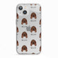 Irish Setter Icon with Name iPhone 13 TPU Impact Case with White Edges