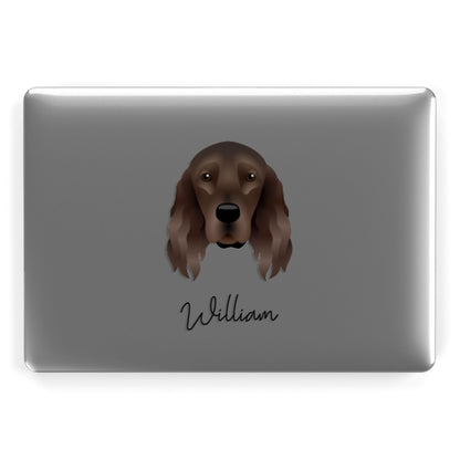 Irish Setter Personalised Apple MacBook Case