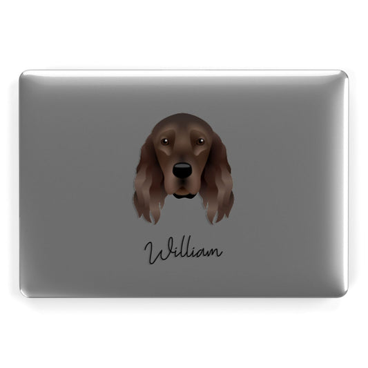 Irish Setter Personalised Apple MacBook Case