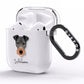 Irish Terrier Personalised AirPods Clear Case Side Image