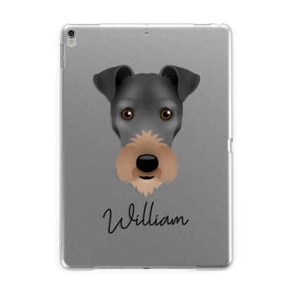 Irish Terrier Personalised Apple iPad Silver Case
