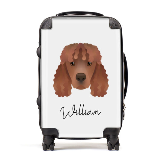 Irish Water Spaniel Personalised Suitcase
