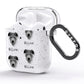 Irish Wolfhound Icon with Name AirPods Glitter Case Side Image