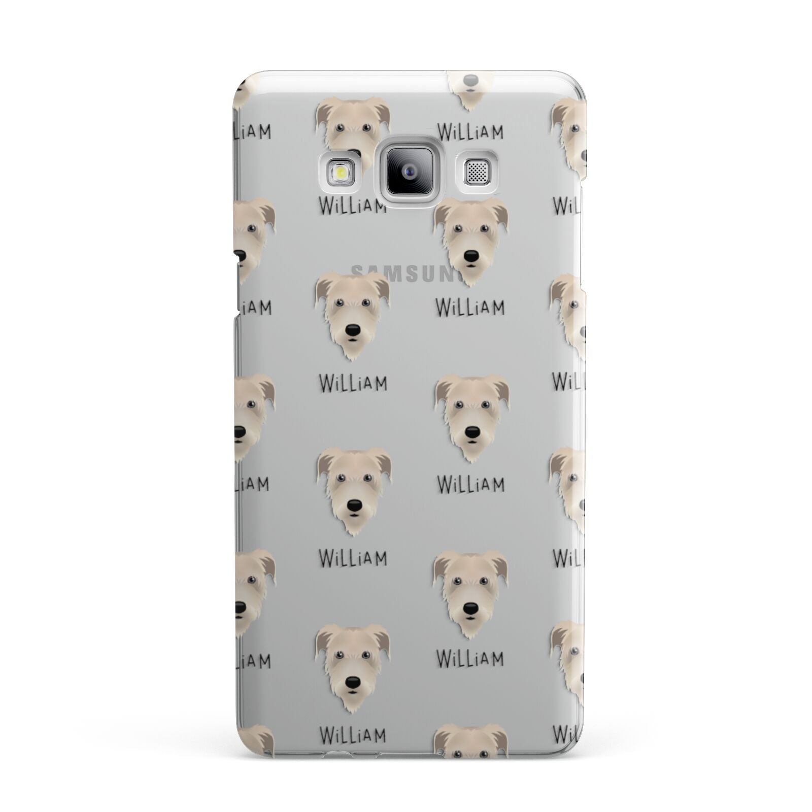 Irish Wolfhound Icon with Name Samsung Galaxy A7 2015 Case