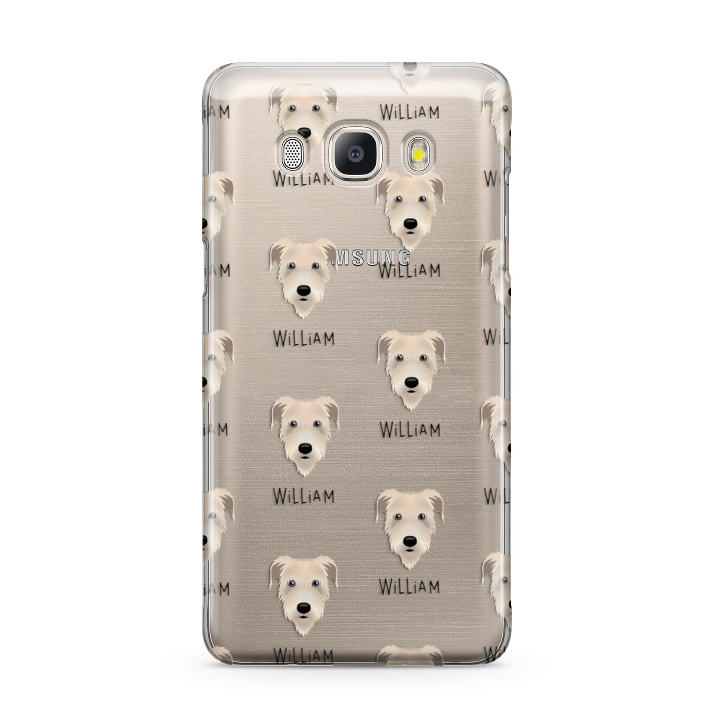 Irish Wolfhound Icon with Name Samsung Galaxy J5 2016 Case
