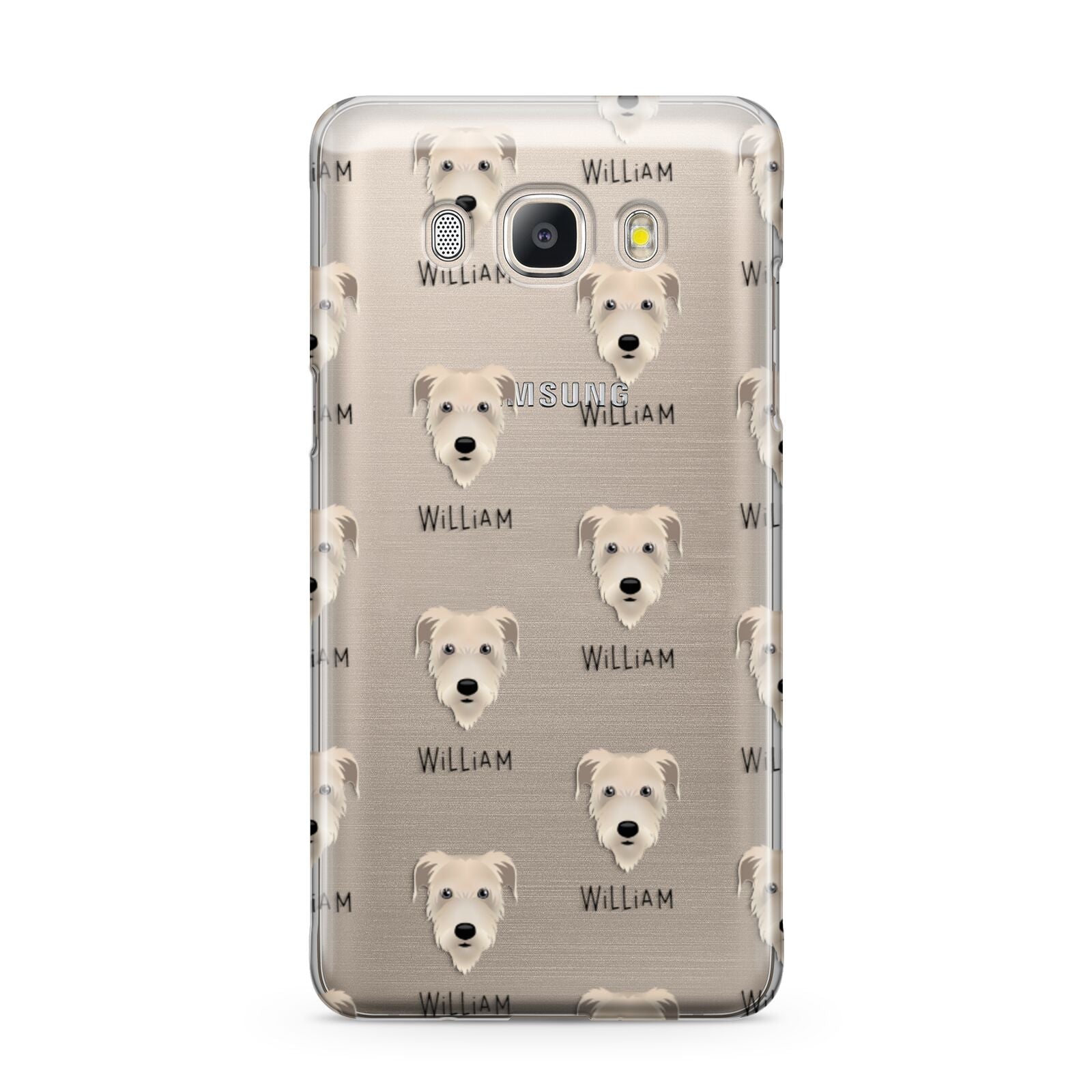 Irish Wolfhound Icon with Name Samsung Galaxy J5 2016 Case