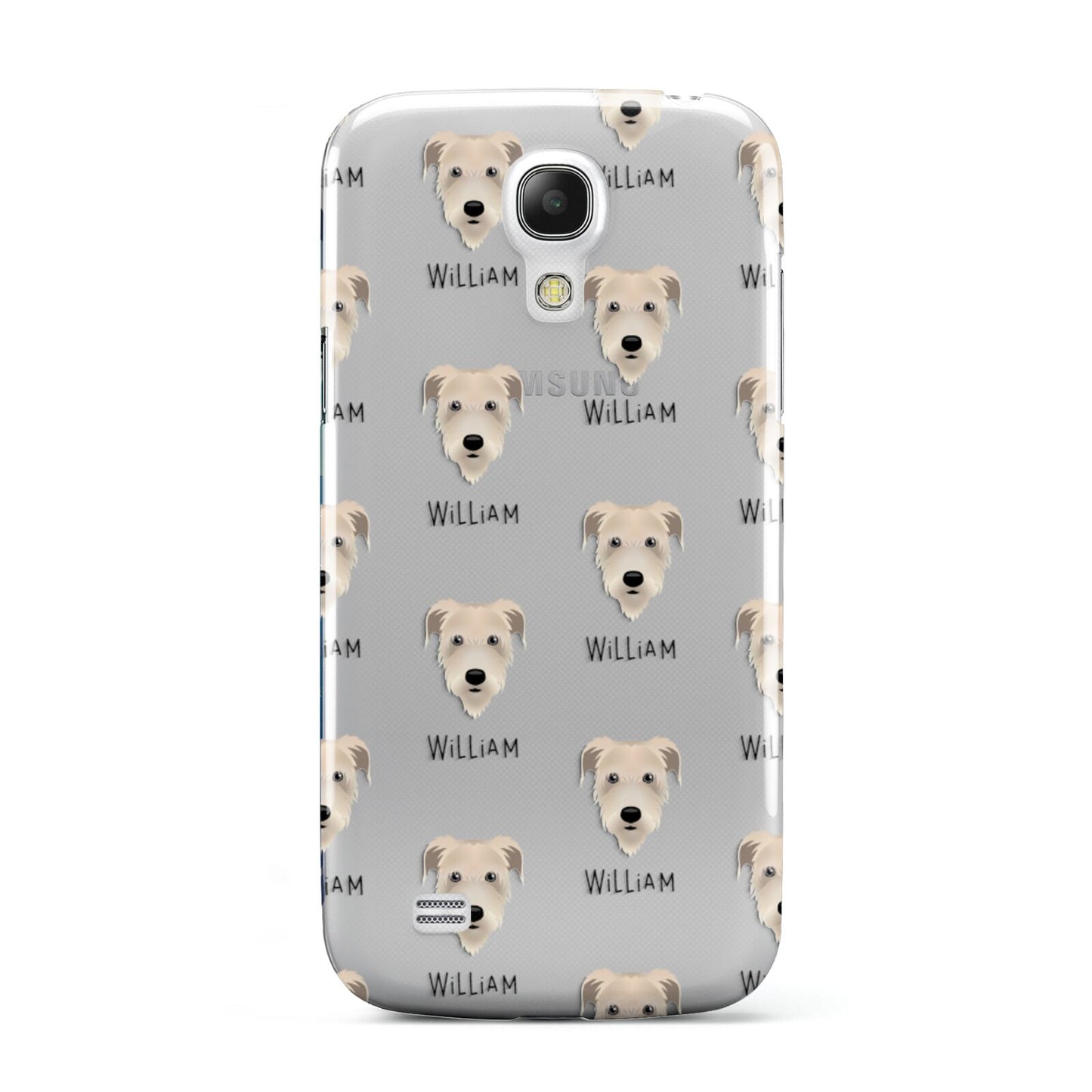 Irish Wolfhound Icon with Name Samsung Galaxy S4 Mini Case