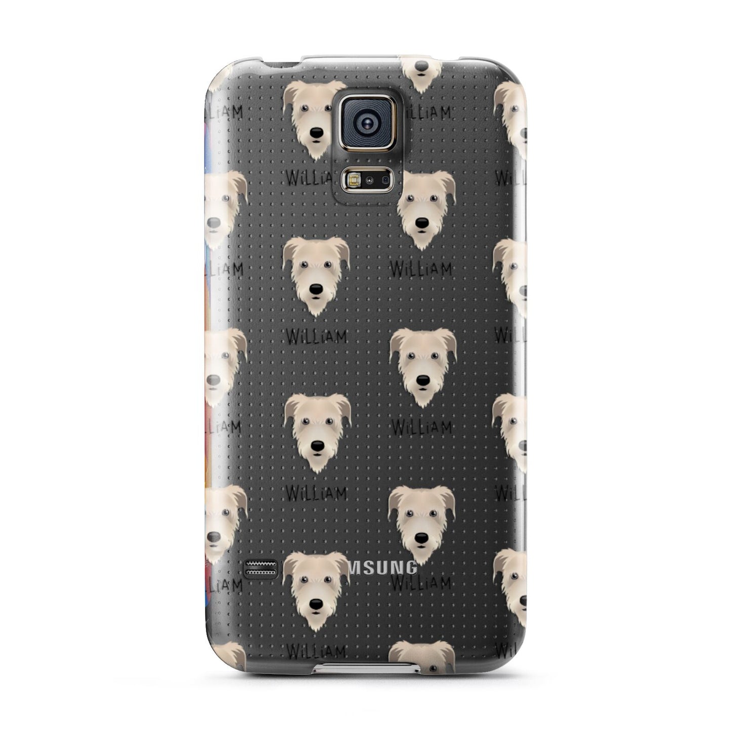 Irish Wolfhound Icon with Name Samsung Galaxy S5 Case