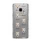 Irish Wolfhound Icon with Name Samsung Galaxy S9 Case