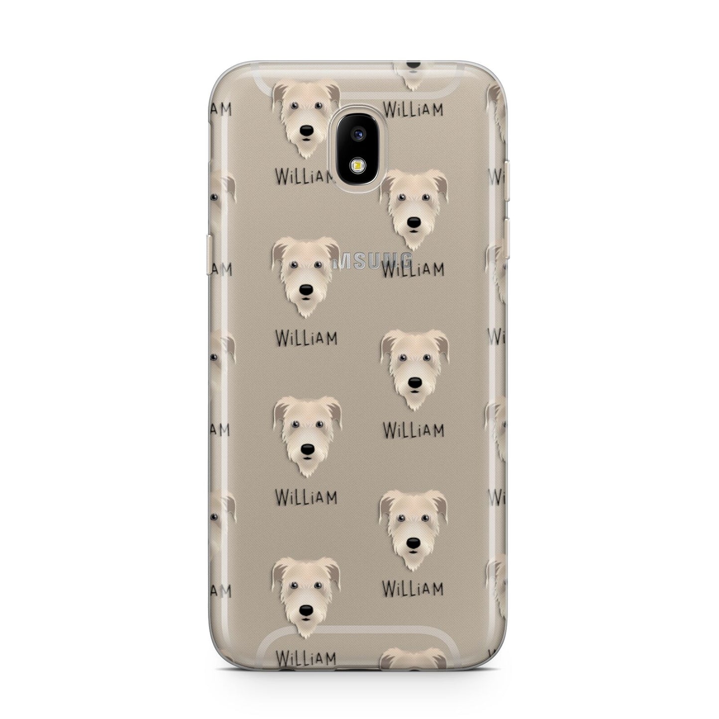 Irish Wolfhound Icon with Name Samsung J5 2017 Case