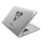 Irish Wolfhound Personalised Apple MacBook Case Side View