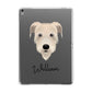 Irish Wolfhound Personalised Apple iPad Grey Case