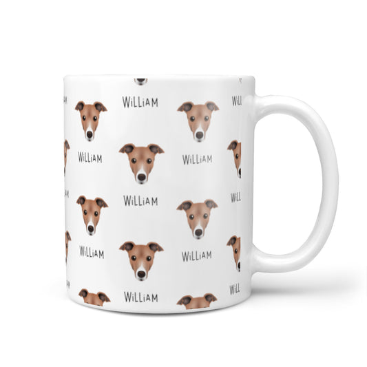 Italian Greyhound Icon with Name 10oz Mug