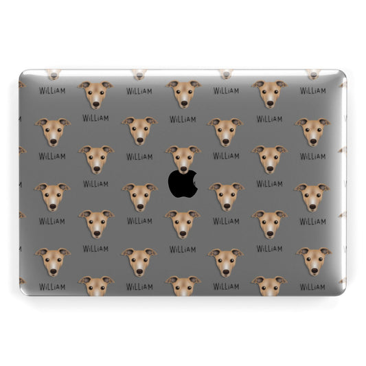 Italian Greyhound Icon with Name Apple MacBook Case