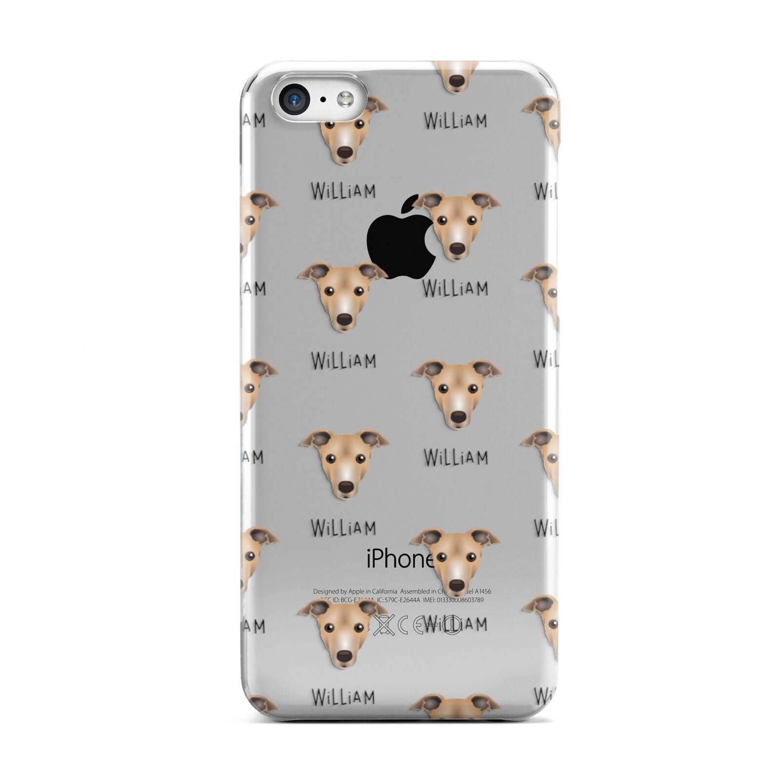 Italian Greyhound Icon with Name Apple iPhone 5c Case