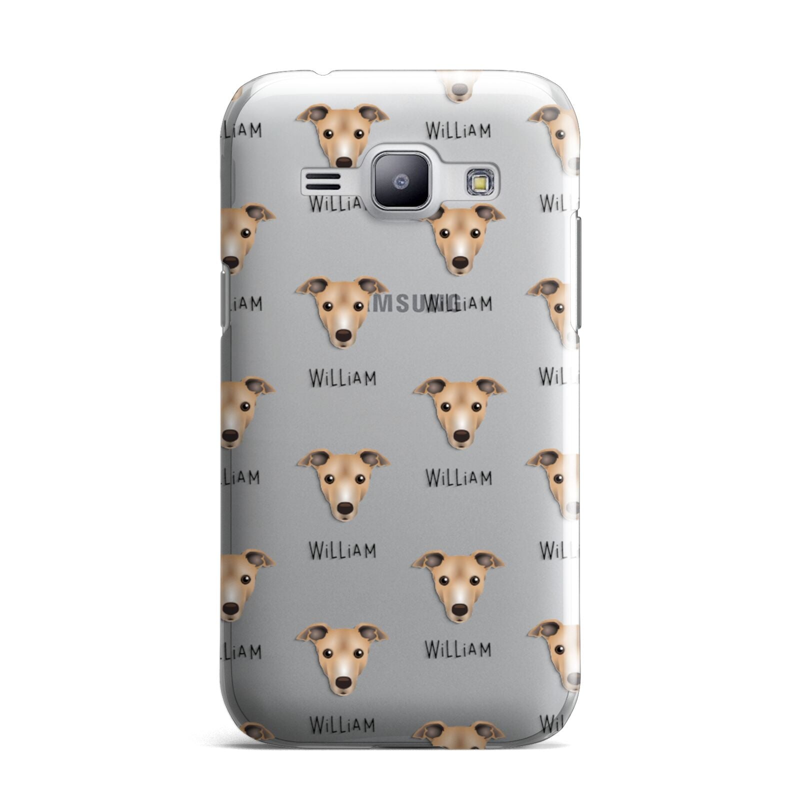 Italian Greyhound Icon with Name Samsung Galaxy J1 2015 Case