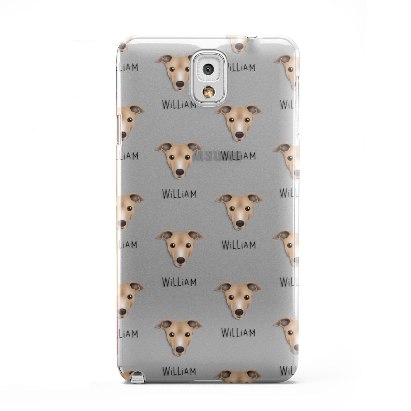 Italian Greyhound Icon with Name Samsung Galaxy Note 3 Case